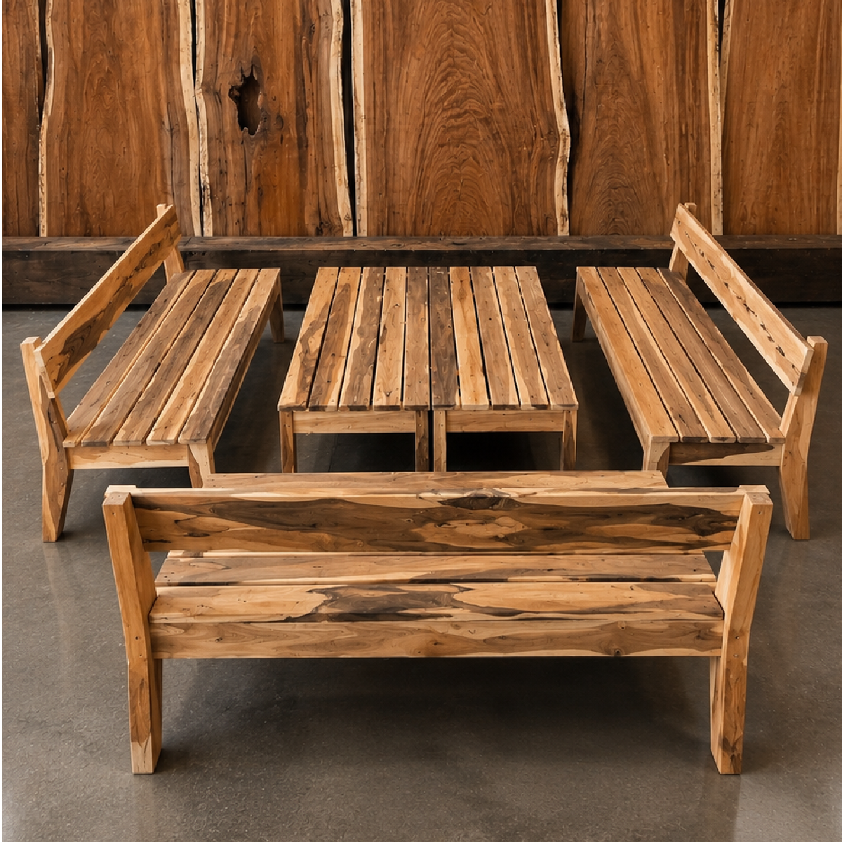 LÍNEA TOSCANA SILLONES Y MESA